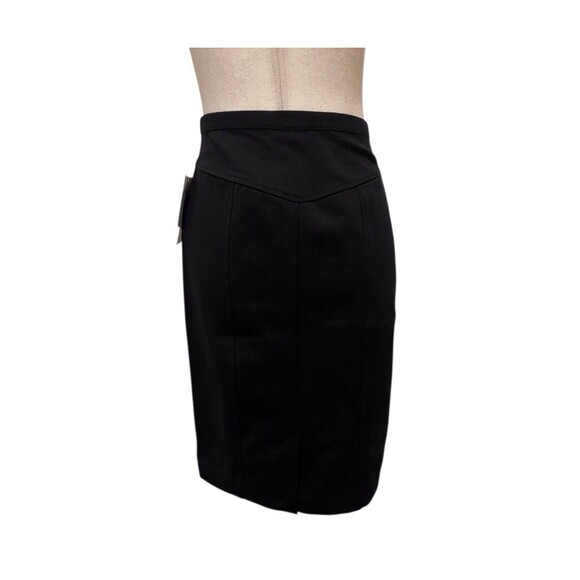 ELLEN TRACY PENCIL SKIRT SIZE XSMALL BLACK JERSEY KNIT PULL ON STRETCH NWT $59 - Picture 4 of 10